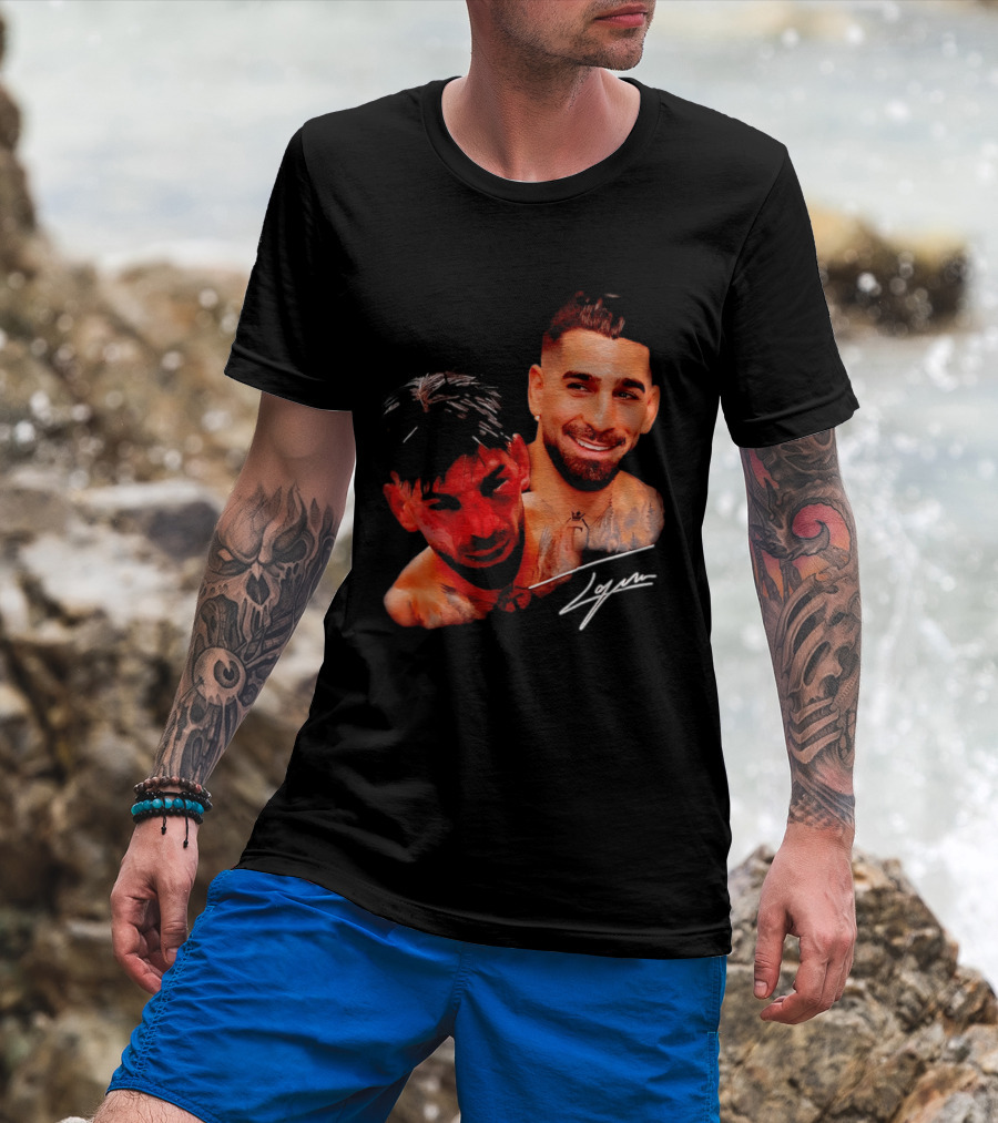 Ilia Topuria UFC Smiley Face And Bleeding Face Signature T-Shirt