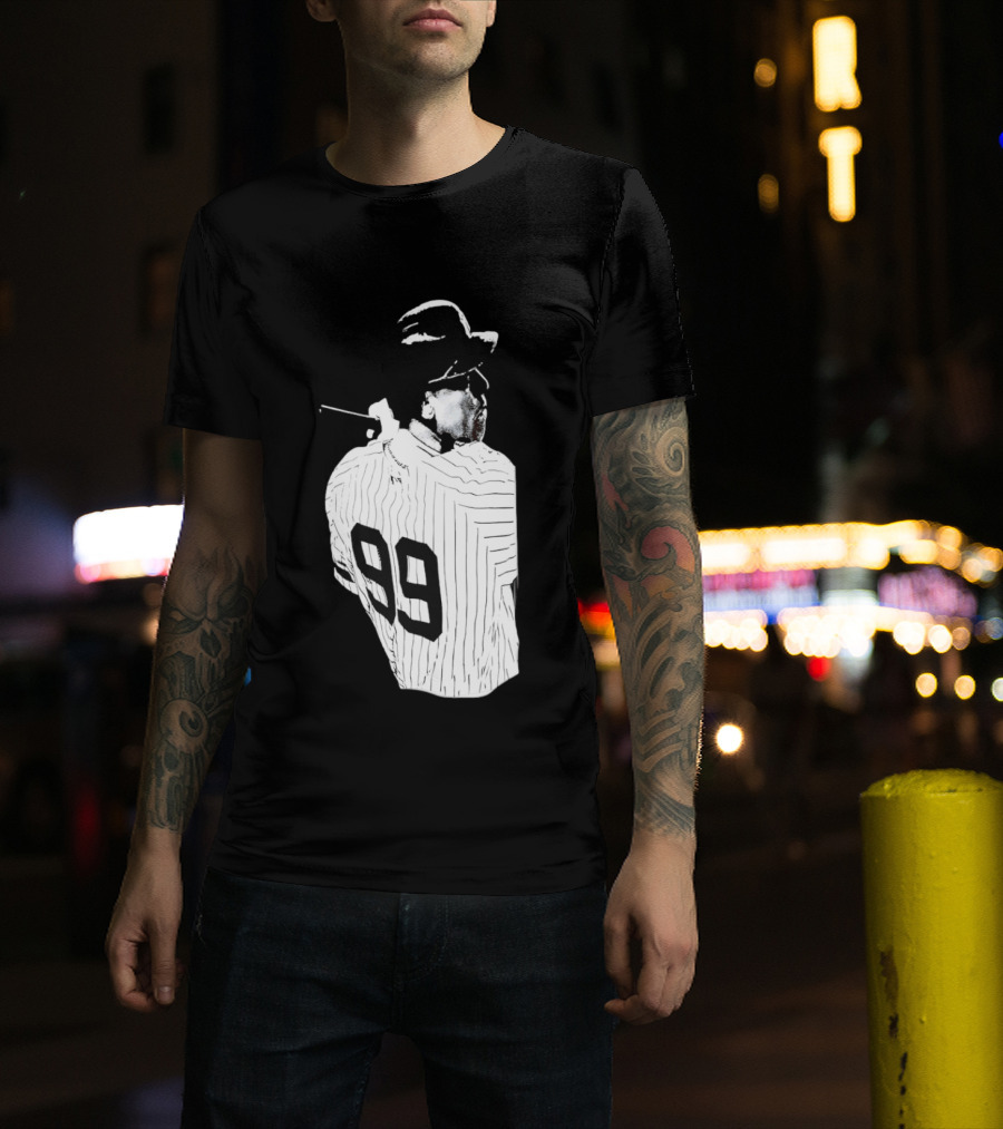 New York Yankees Aaron Judge 99 Pinstripes T-Shirt