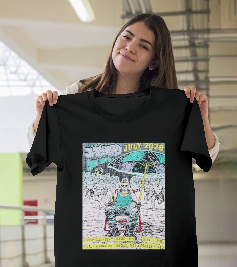Jailbird Heads South July 2026 Tour Jacksonville Orlando Miami Tampa Atlanta T-Shirt