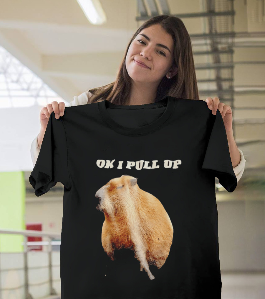Ok I Pull Up Capybara Meme T-Shirt