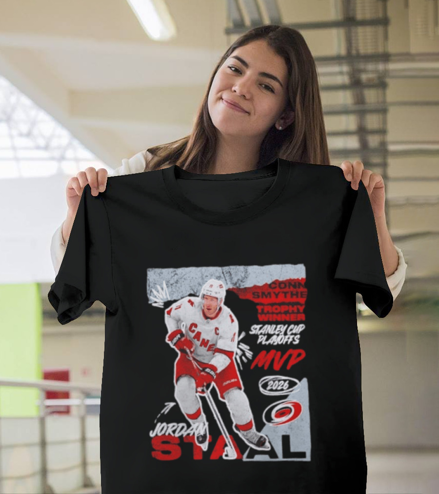 Jordan Staal Carolina Hurricanes Conn Smythe Trophy Winner 2026 Stanley Cup Playoffs MVP 2021 T-Shirt