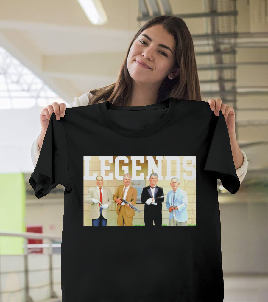 LEGENDS Ex Presidents Point Break Presidential Masks T-Shirt