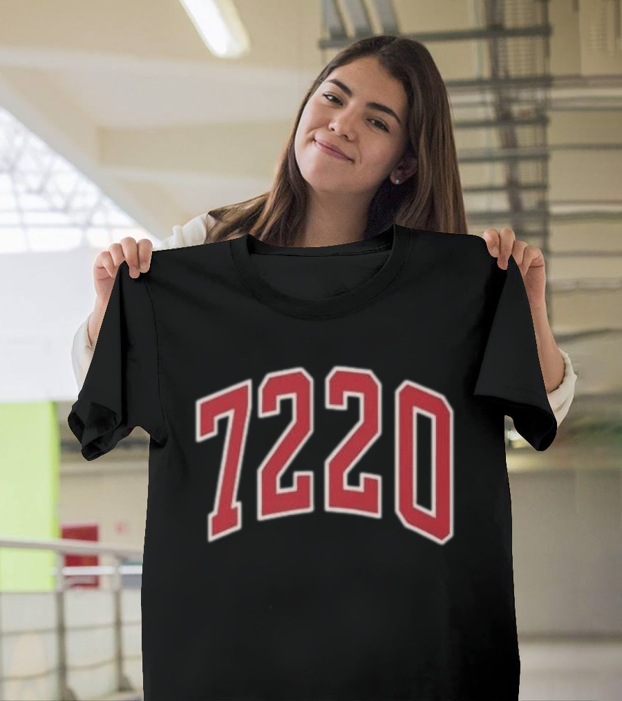 Lil Durk 7220 Tour Bicycle Red 7220 Numbers T-Shirt