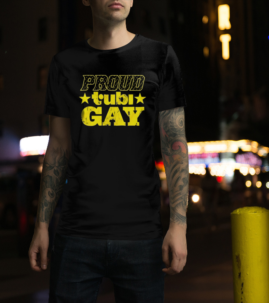 Proud Tubi Gay LGBTQ Pride Streaming Movies T-Shirt