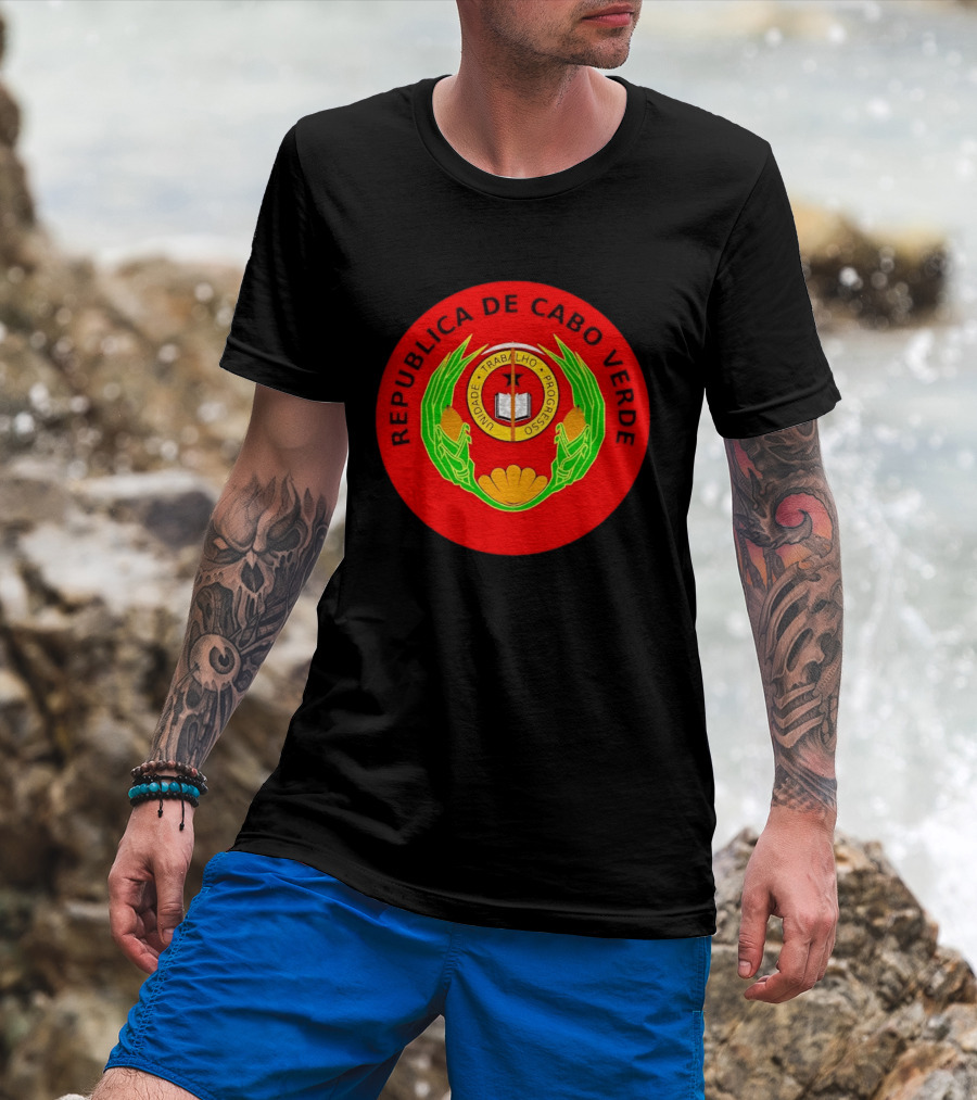 Republica De Cabo Verde Unidade Trabalho Progresso T-Shirt