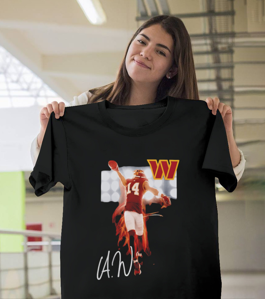 Washington Commanders Antonio Williams 14 AW Football Legacy Rookie T-Shirt