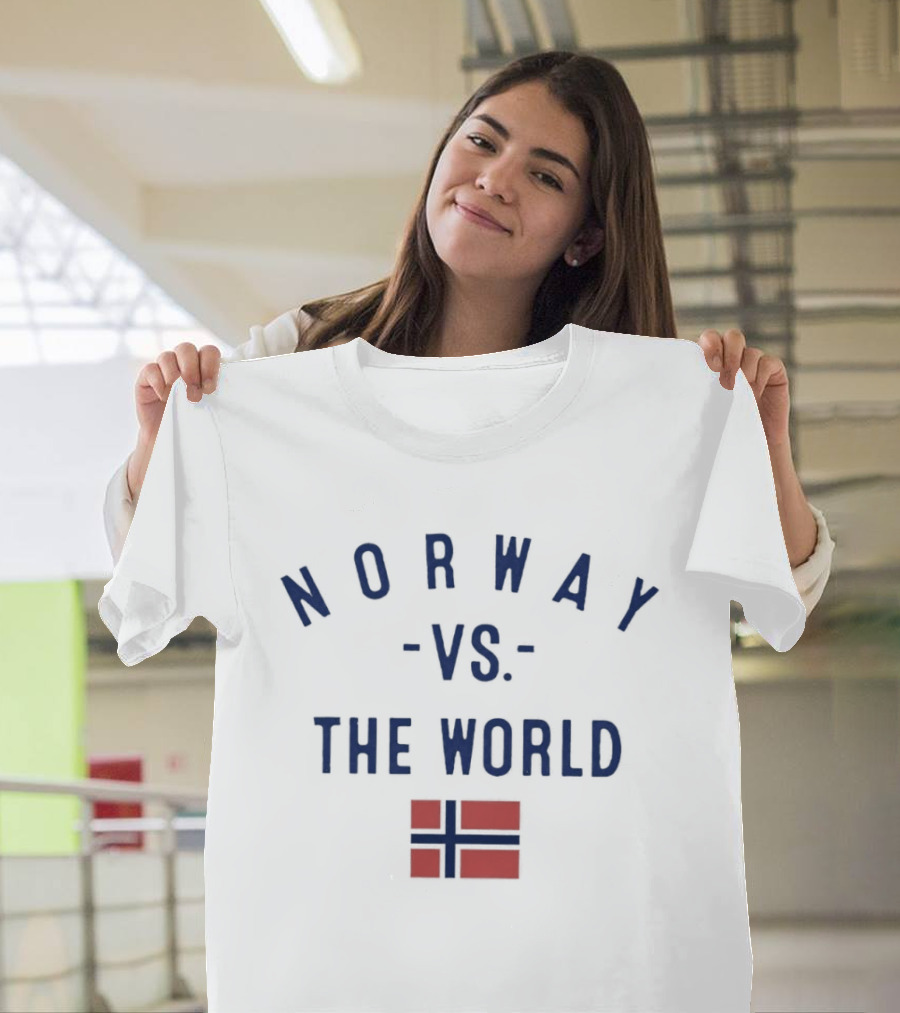 Norway Vs The World Norwegian Flag Pride Heritage T-Shirt
