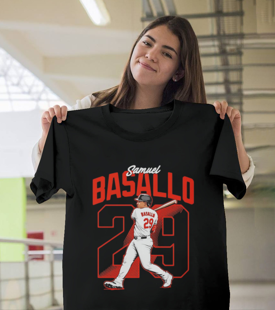 Samuel Basallo 29 Baltimore Orioles Baseball Player T-Shirt