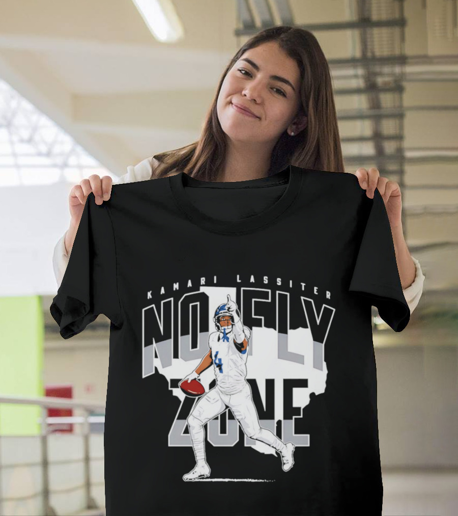 Kamari Lassiter No Fly Zone Football T-Shirt