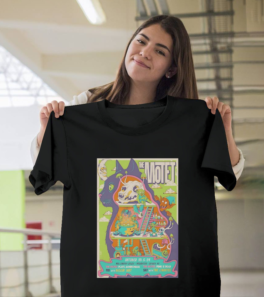 The Motet Plays Jamiroquai Halloween 2026 Cervantes Denver Concert Funk Is Dead Diggin' Dirt The Jauntee T-Shirt