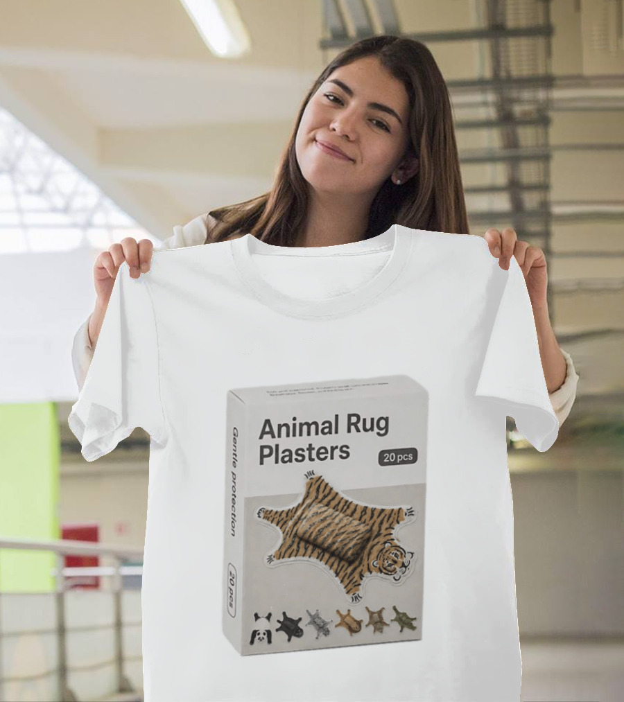 Animal Rug Plasters 20pcs Gentle Protection Tiger Panda Bear T-Shirt