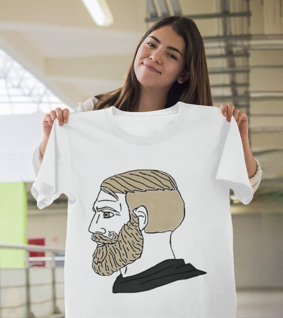 Chad Complex Gigachad Meme Alpha Male Profile T-Shirt