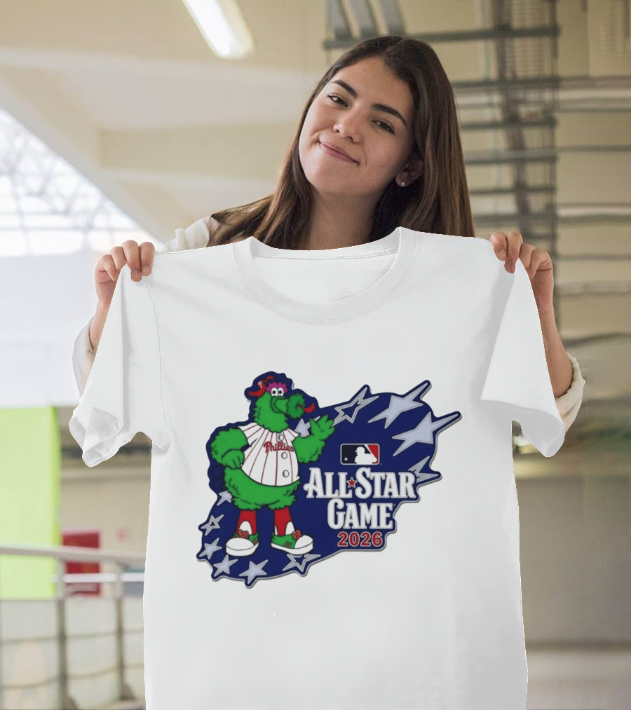 Philadelphia Phillies MLB All Star Game 2026 Phanatic Stars T-Shirt