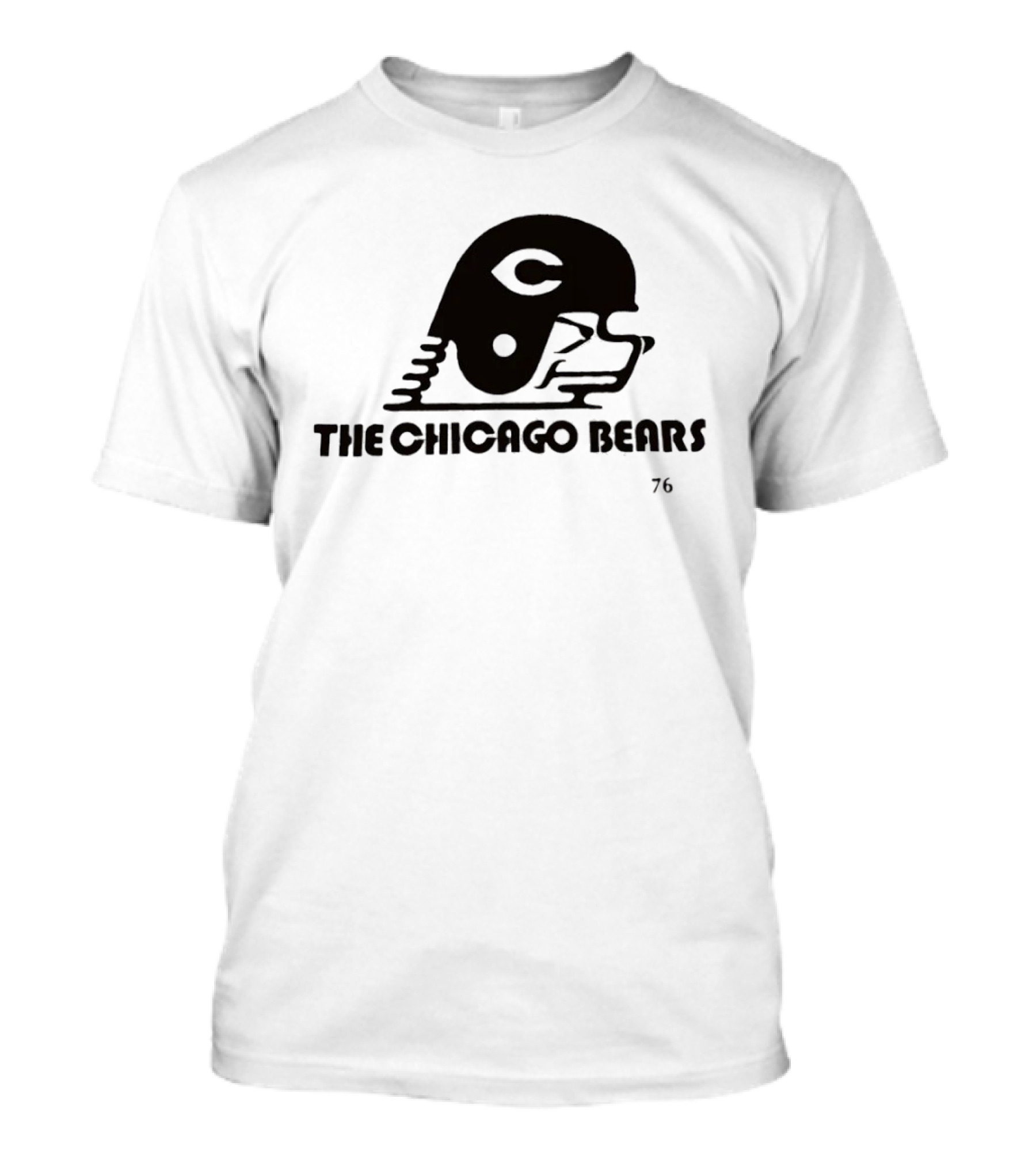 The Chicago Bears Helmet Logo 76 T-Shirt