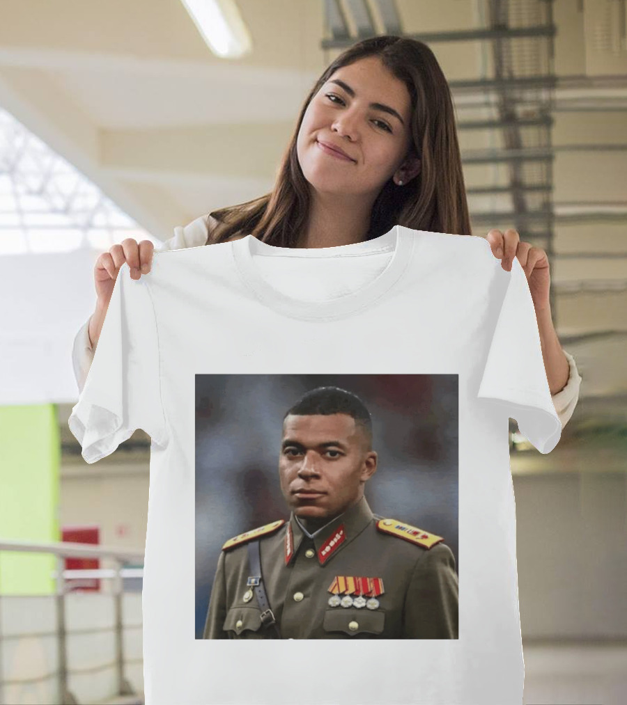 Kylian Mbappe Military Uniform Real Madrid Dictator T-Shirt