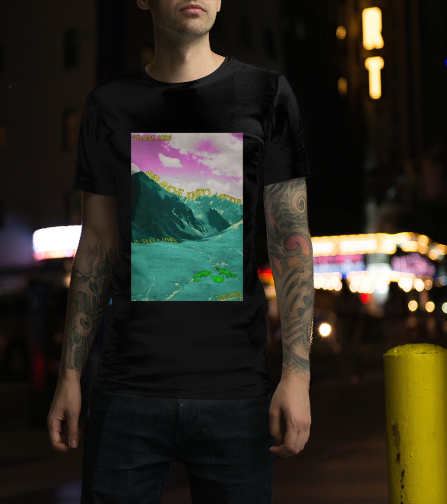 Avalanche Kaito Last Tour 26 June 2026 Magasin 4 Brussels With Silke And James T-Shirt