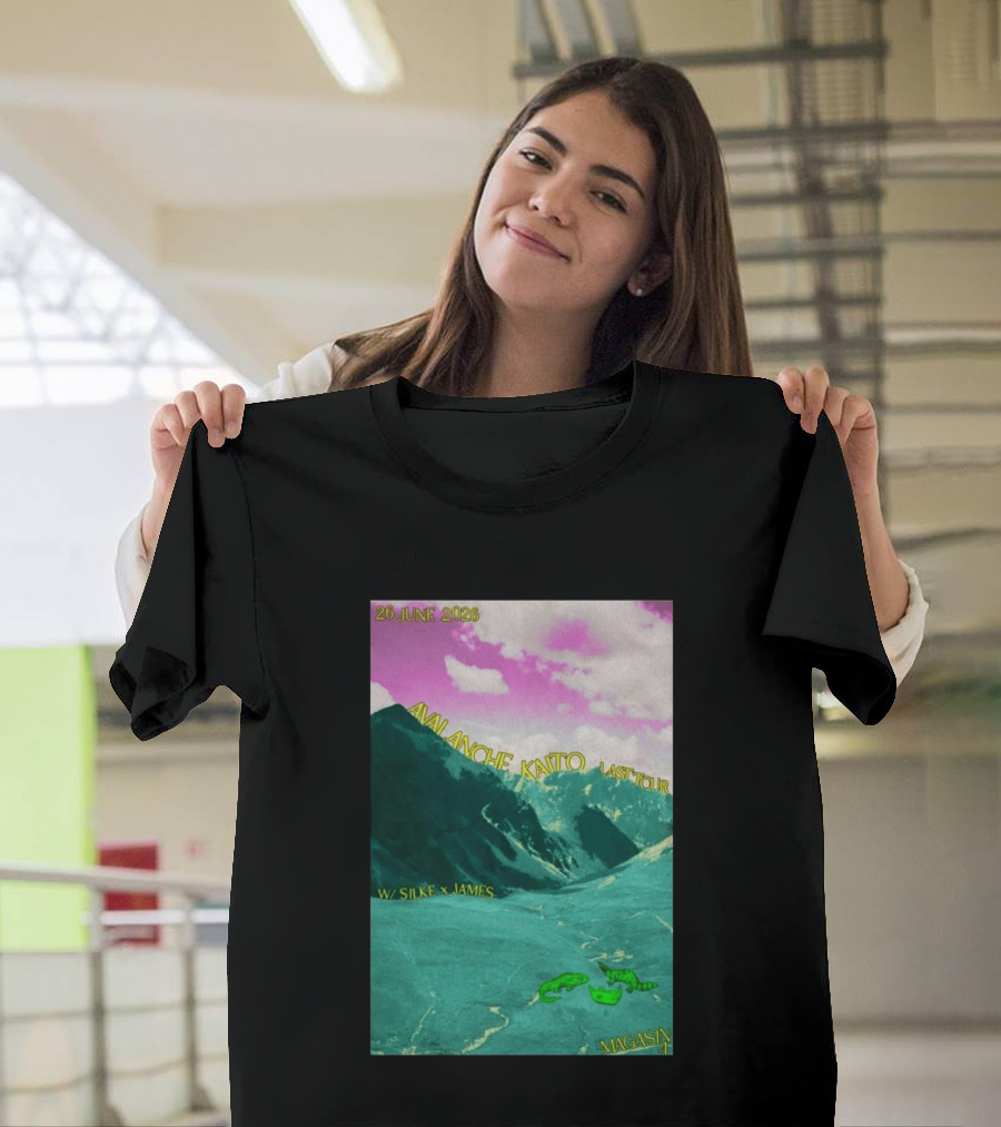 Avalanche Kaito Last Tour 26 June 2026 Magasin 4 Brussels With Silke And James T-Shirt