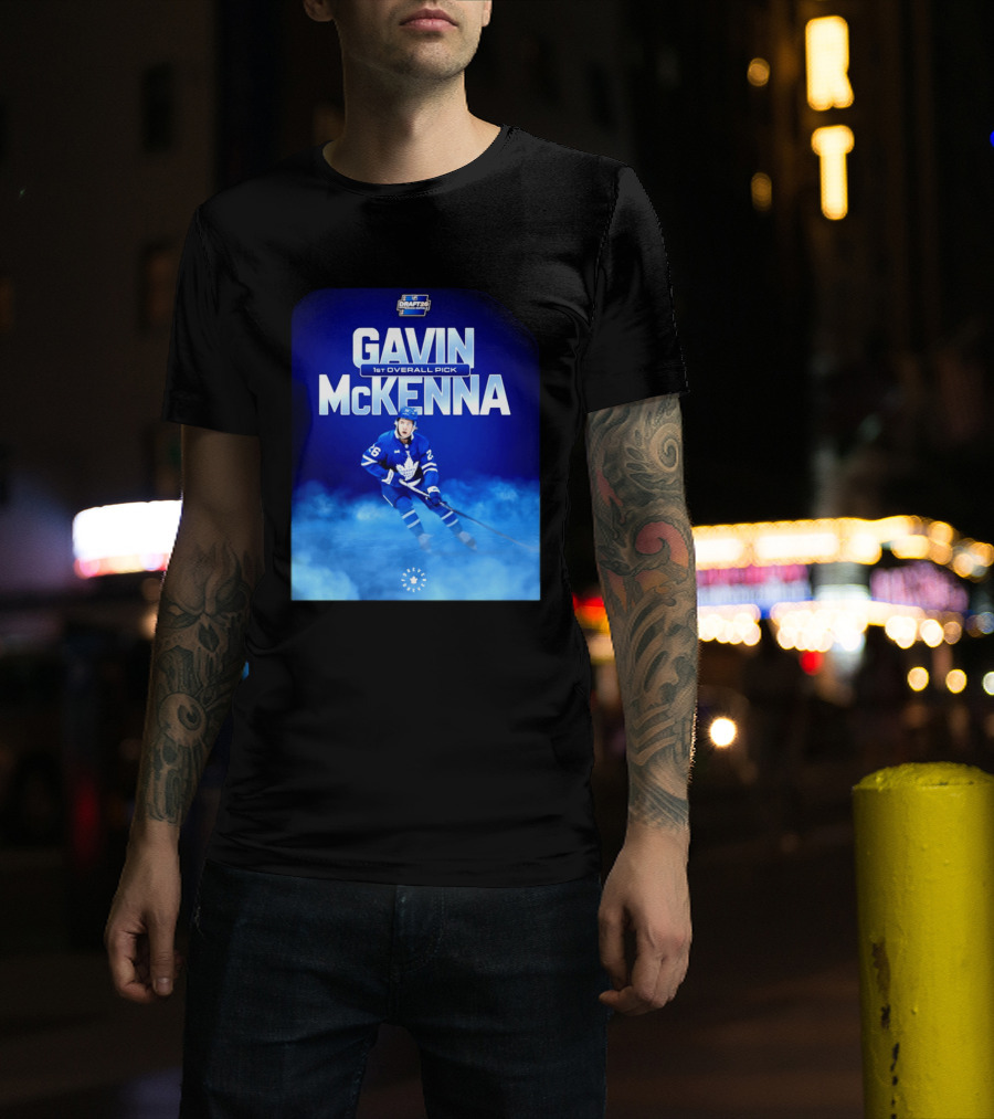 Gavin McKenna 1st Overall Pick 2026 NHL Draft Toronto Maple Leafs T-Shirt