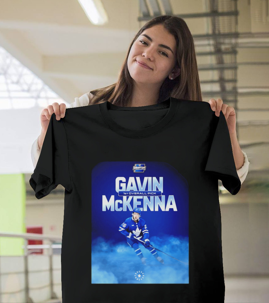 Gavin McKenna 1st Overall Pick 2026 NHL Draft Toronto Maple Leafs T-Shirt