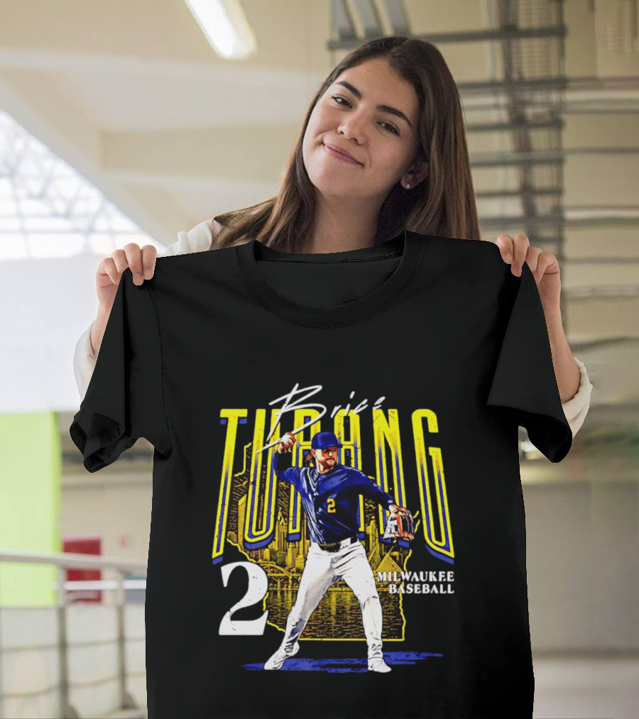 Brice Turang Milwaukee Baseball Player Number 2 T-Shirt