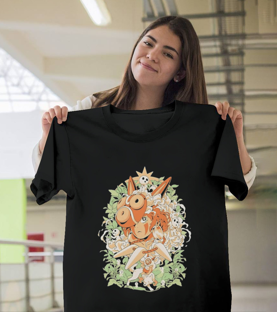 Princess Mononoke Moro Kodama Spirit Forest Adventure T-Shirt