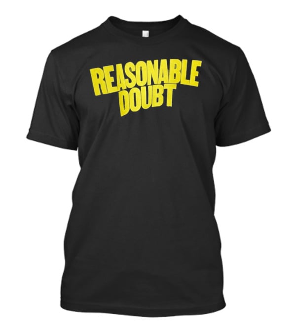 Reasonable Doubt Jay Z Hip Hop Rap Album Classic Bold Yellow T-Shirt