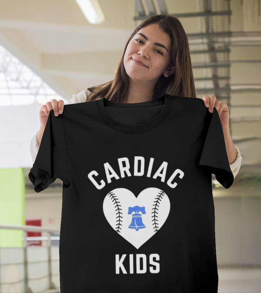 Cardiac Kids Heart Philadelphia Phillies Liberty Bell T-Shirt