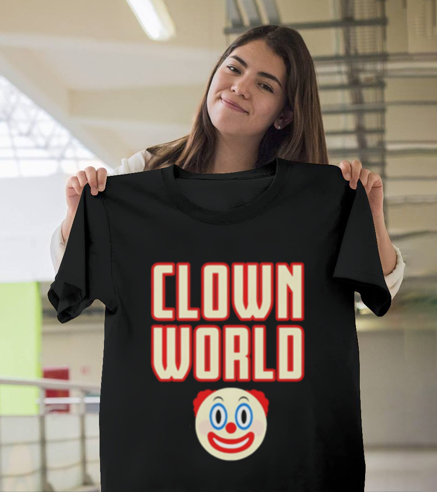 Clown World Satire Humor Iconic Face T-Shirt