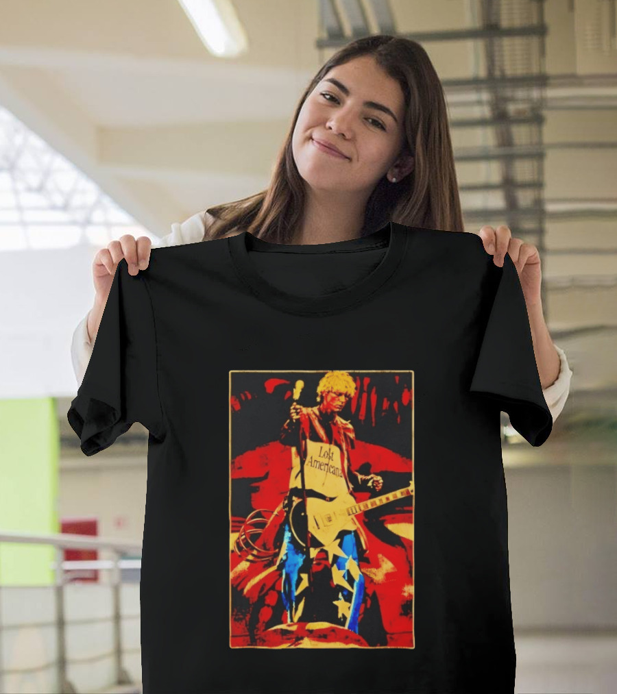 Lost Americana Kurt Cobain Nirvana Grunge T-Shirt