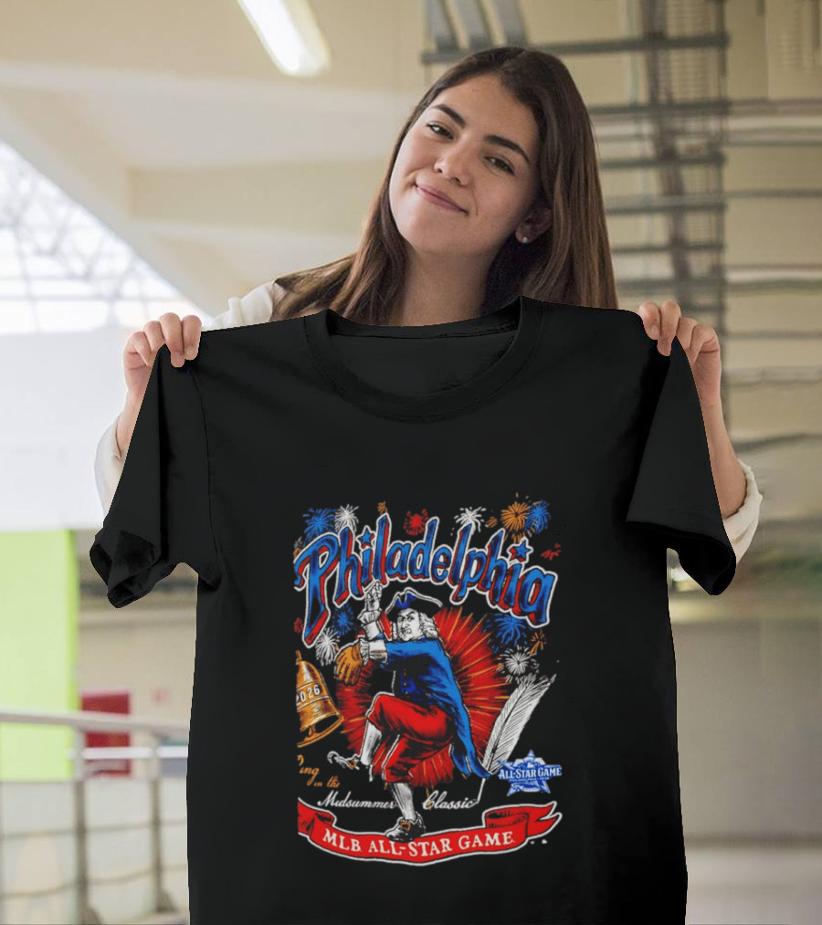 Philadelphia 2026 MLB All Star Game Midsummer Classic Fireworks T-Shirt