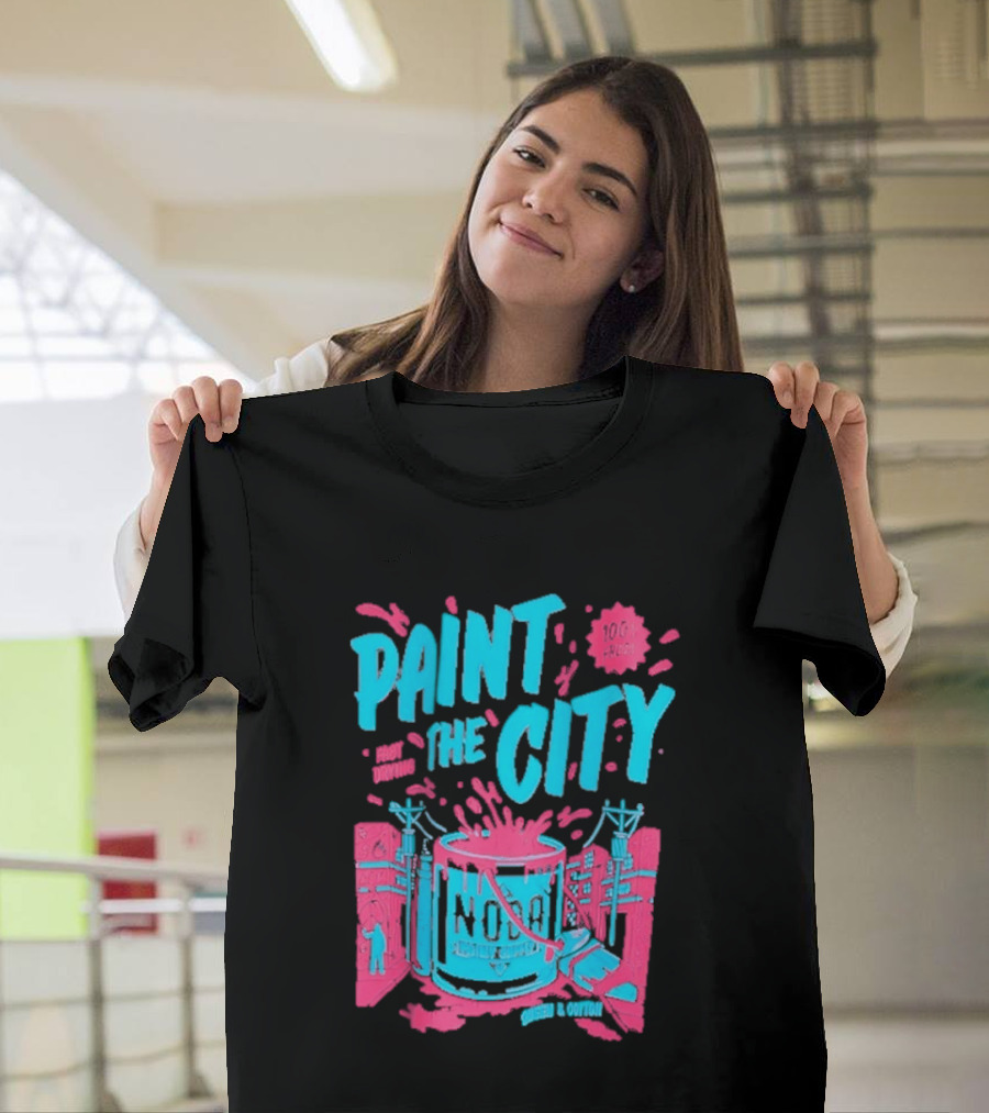 Paint The City Nola New Orleans Drew Orleans T-Shirt