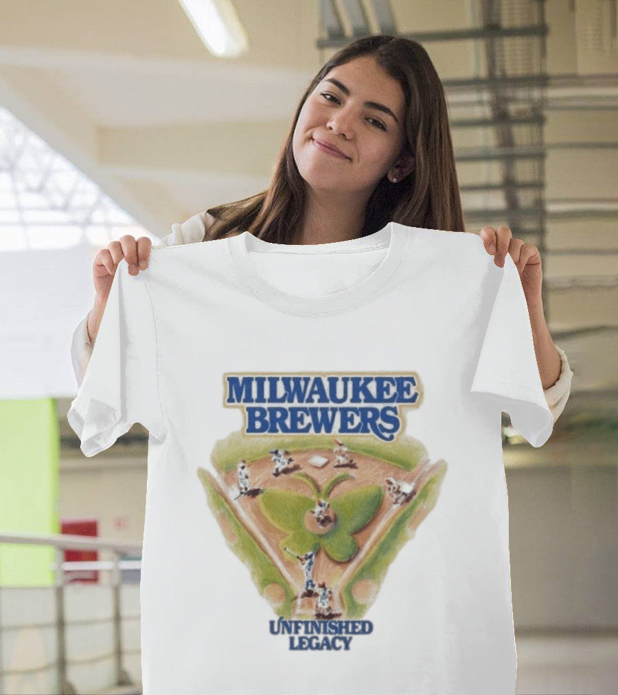 Milwaukee Brewers 2026 Giveaway Unfinished Legacy Local Artist T-Shirt