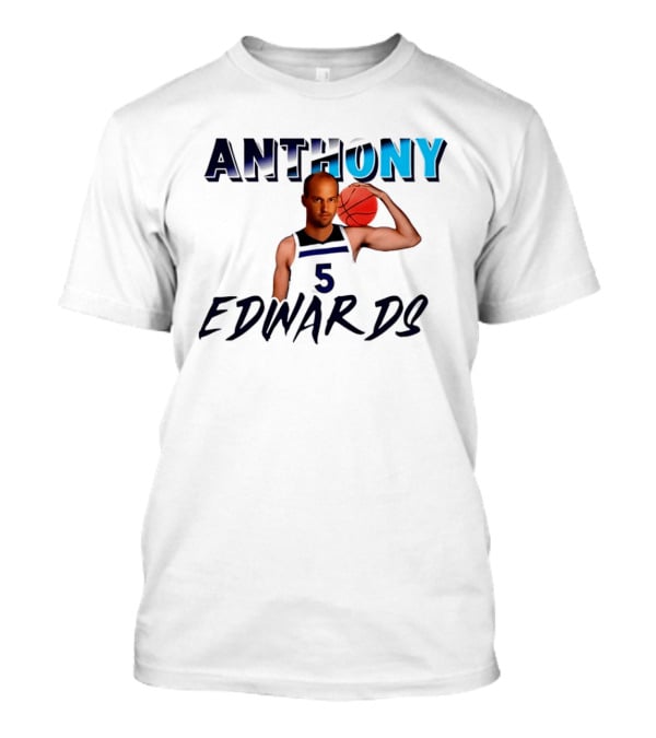 Anthony Edwards 5 Minnesota Timberwolves Basketball T-Shirt