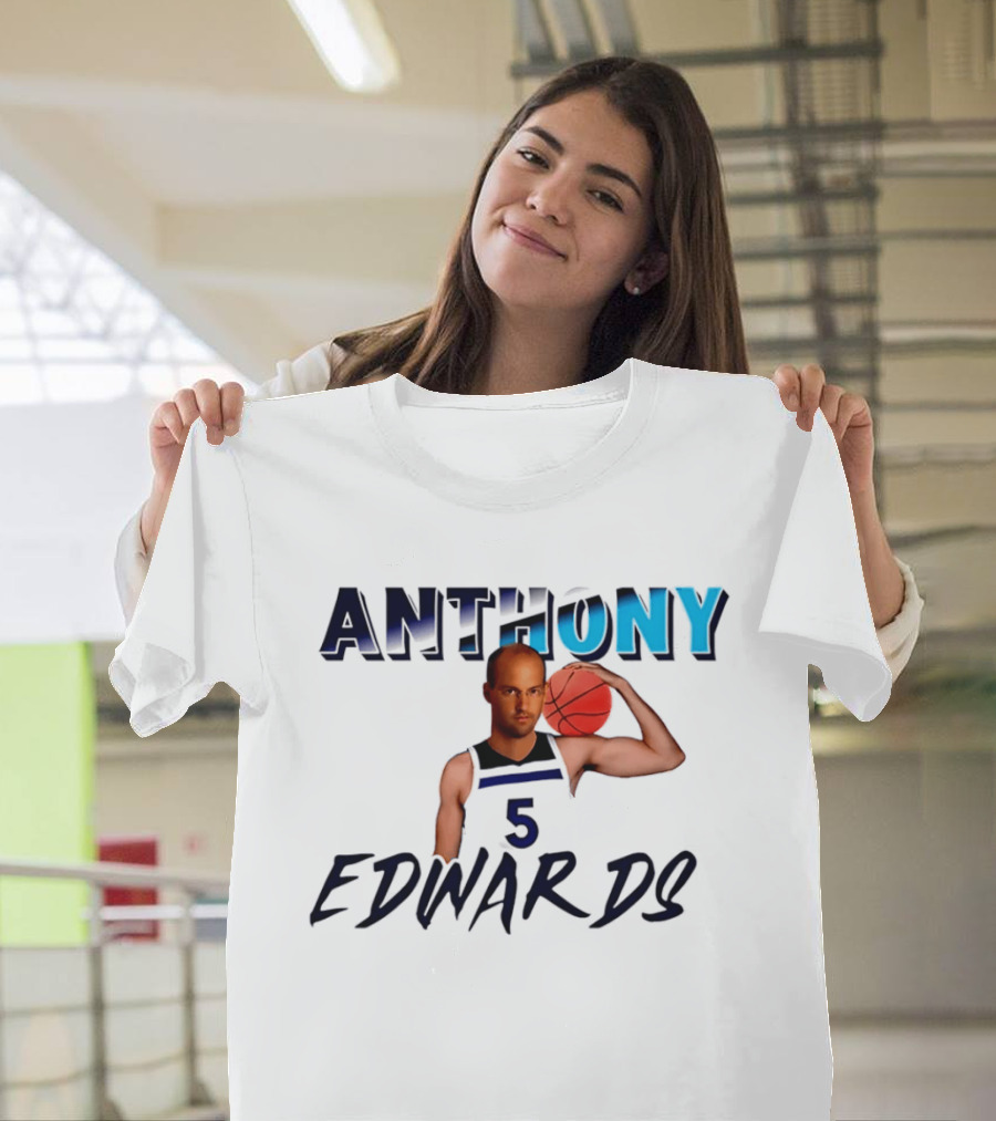 Anthony Edwards 5 Minnesota Timberwolves Basketball T-Shirt