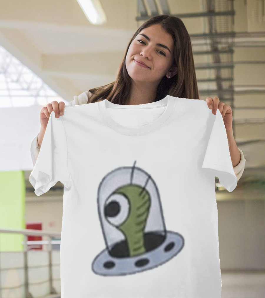 Bizarro Secret UFO Alien Spaceship T-Shirt