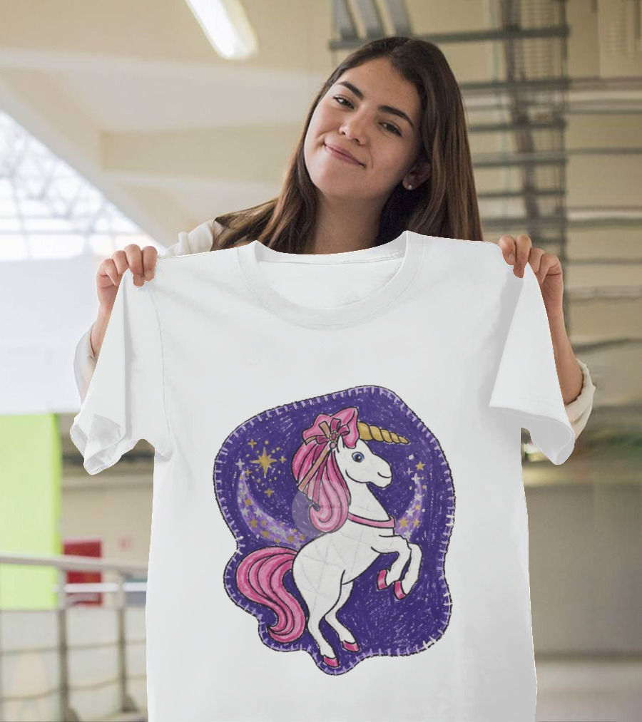 Lizzie Unicorn Dreams Come True Disney Starry Night T-Shirt