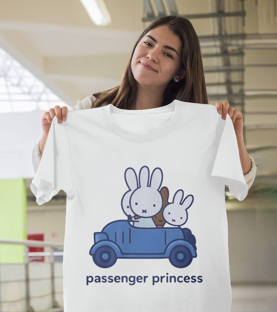 Miffy Passenger Princess Bunny Rabbit Car Ride T-Shirt