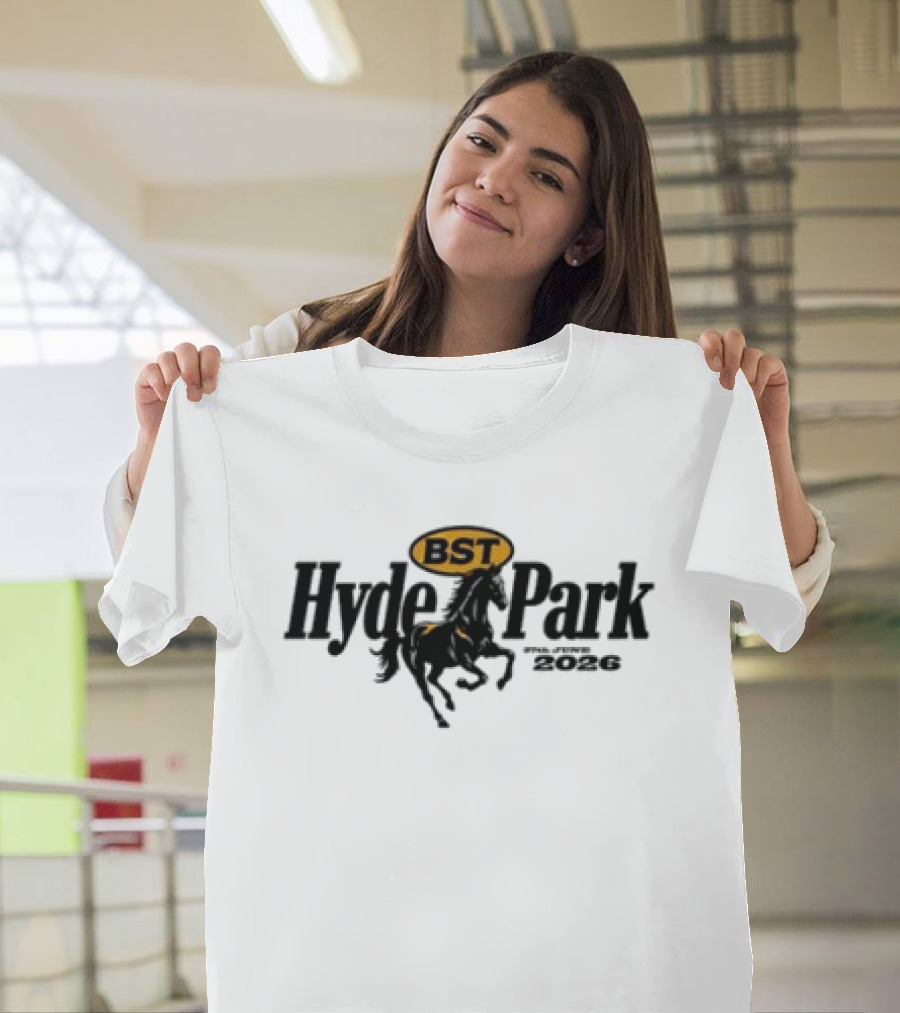 Garth Brooks BST Hyde Park 2026 Event Featuring Iconic Horse T-Shirt