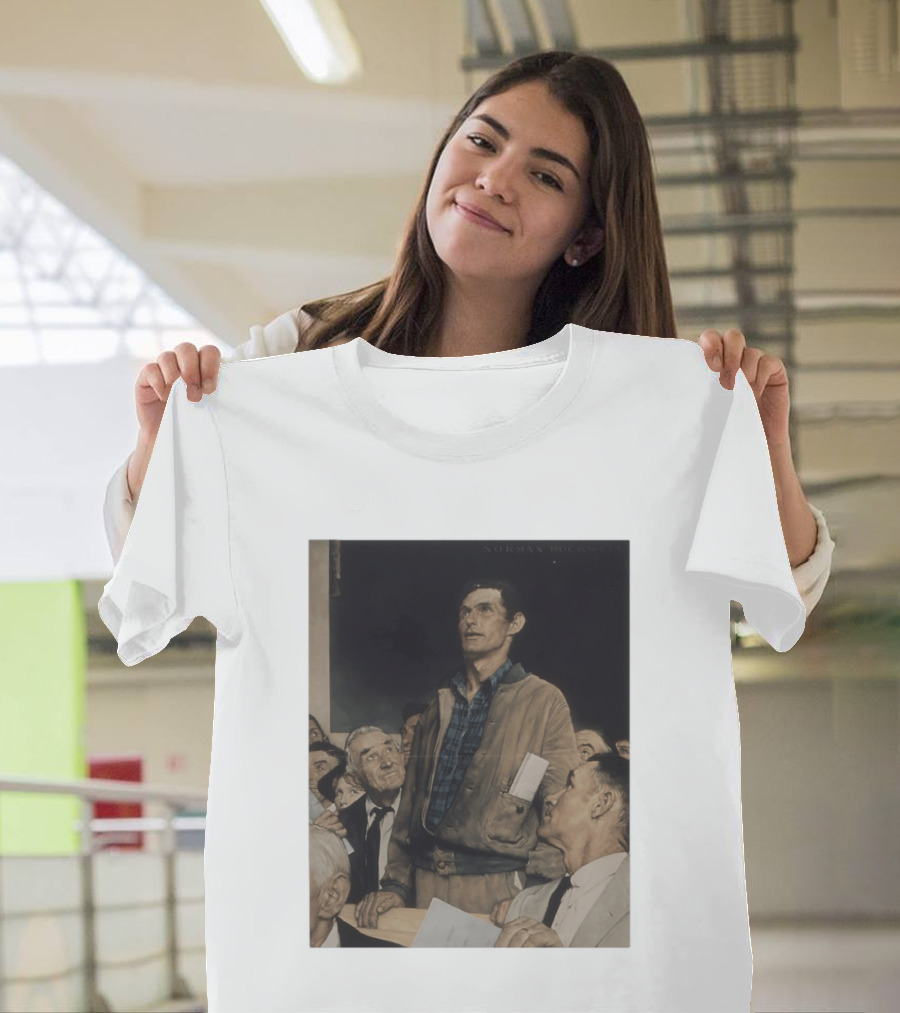 Norman Rockwell Four Freedoms 1943 Freedom Of Speech Timeless T-Shirt