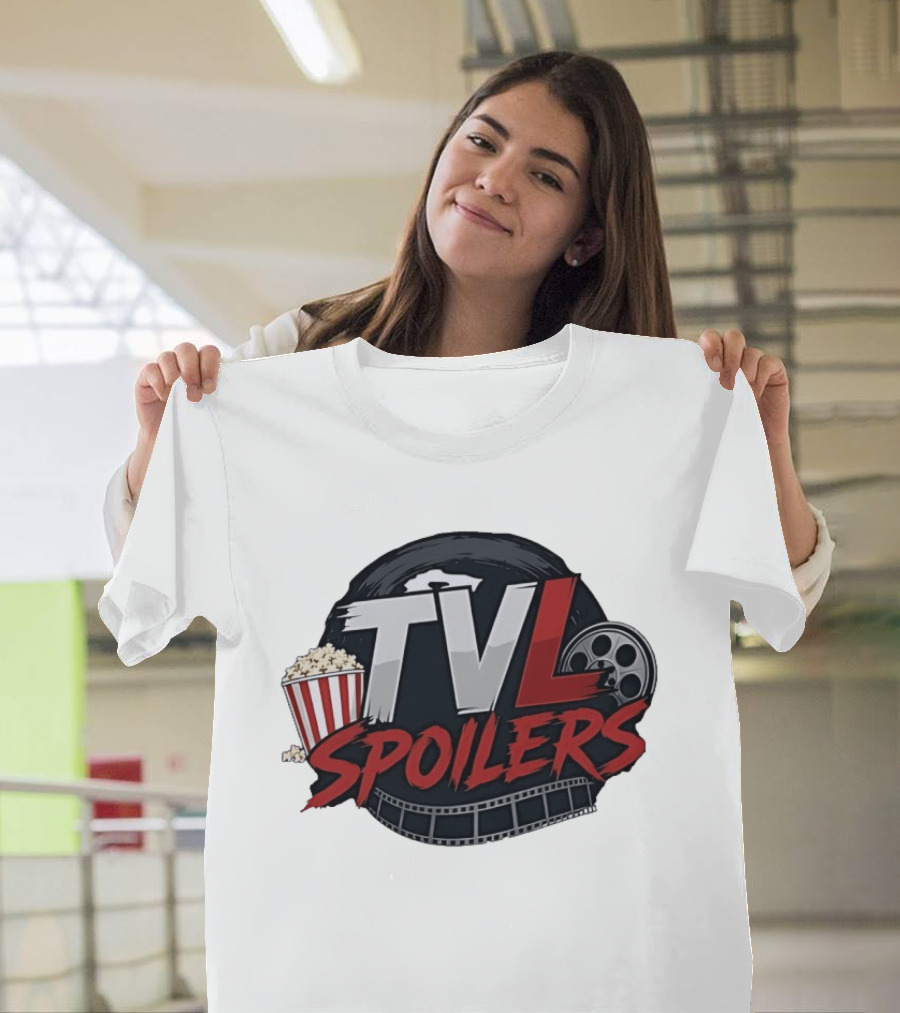 TVL Spoilers Cinema Movie Lover Popcorn Film Reel T-Shirt