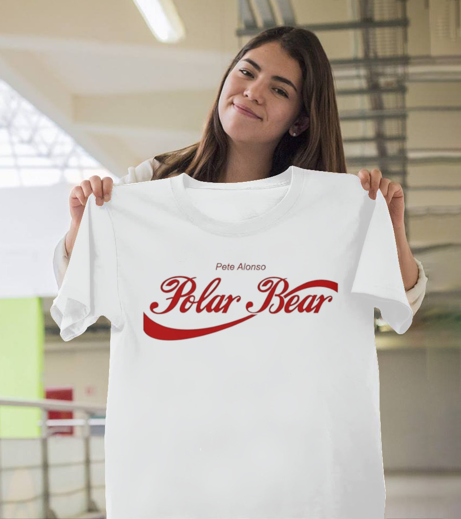 Pete Alonso Polar Bear Coca Cola Style Orioles T-Shirt