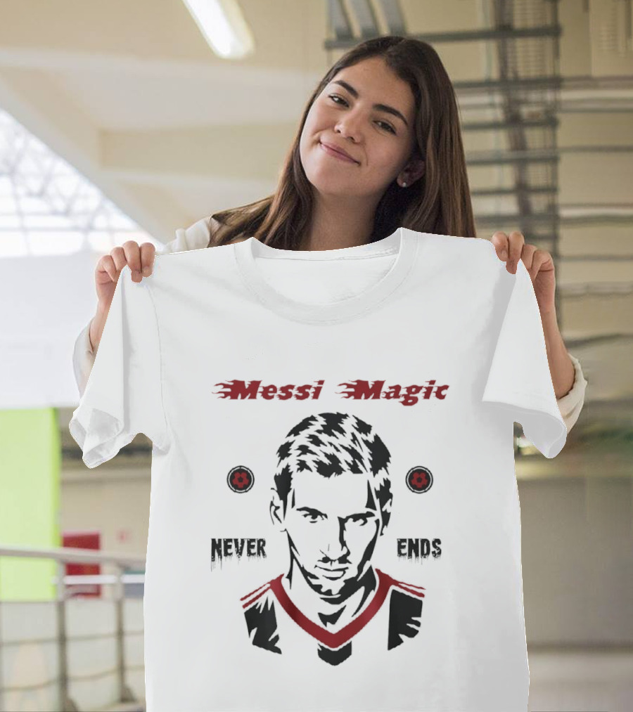 Messi Magic Never Ends Soccer Legendary T-Shirt