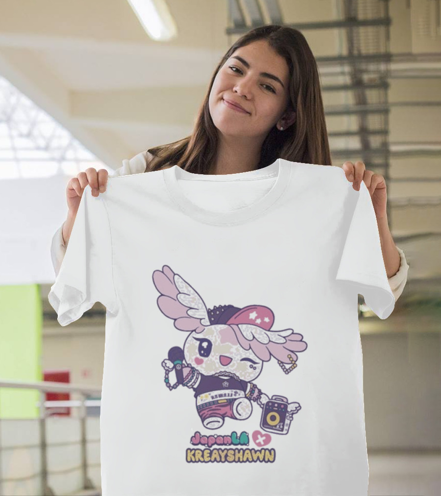 Michi Kreayshawn JapanLA Kawaii Bunny DJ Vibes T-Shirt