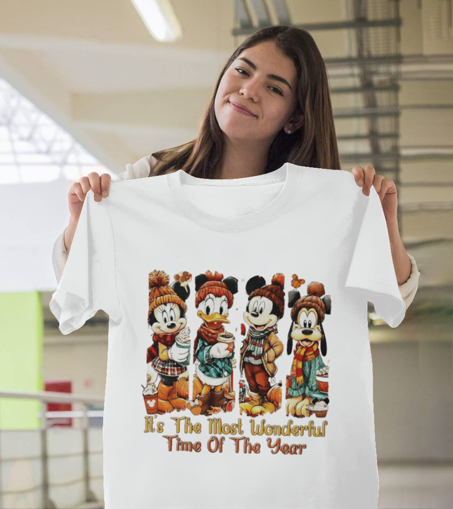 Mouse And Friends It's The Most Wonderful Time Of The Year Halloween Family Trip 2026 T-Shirt