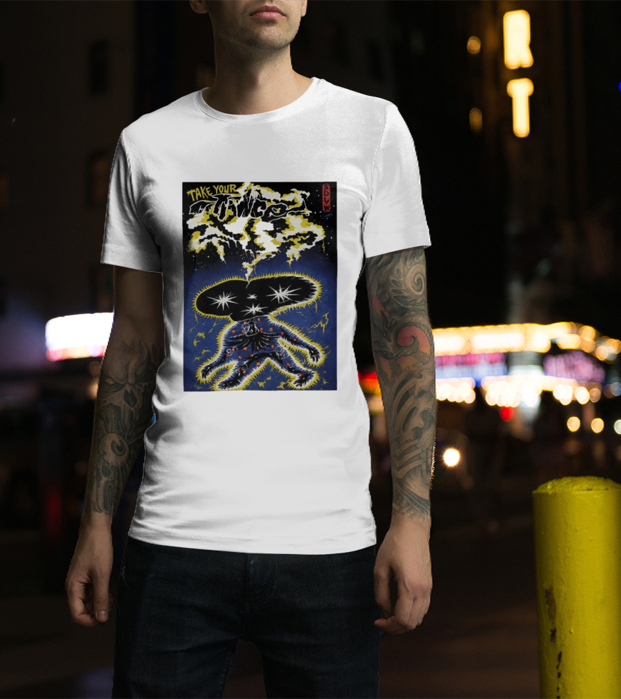 Take Your Chance SLW Electric Cosmic Figure Explosion T-Shirt