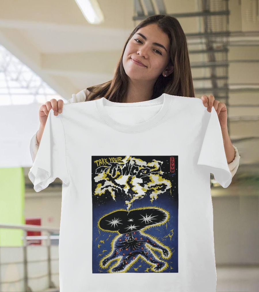 Take Your Chance SLW Electric Cosmic Figure Explosion T-Shirt