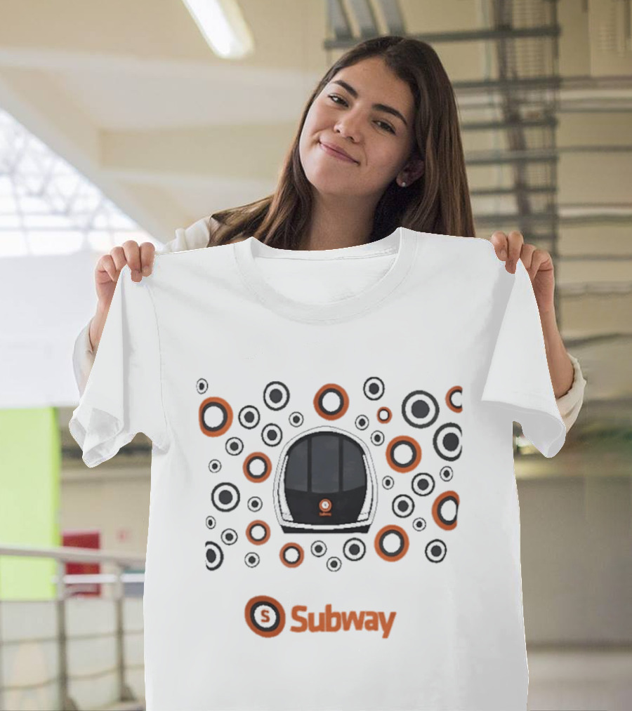 Glasgow Subway Mini Train Driver Subway Circles T-Shirt