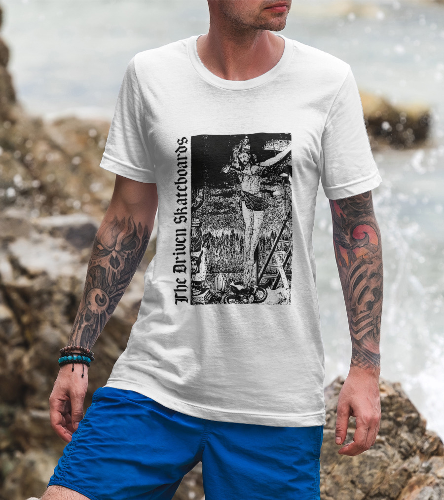 The Driven Skateboards Skeleton Rider T-Shirt
