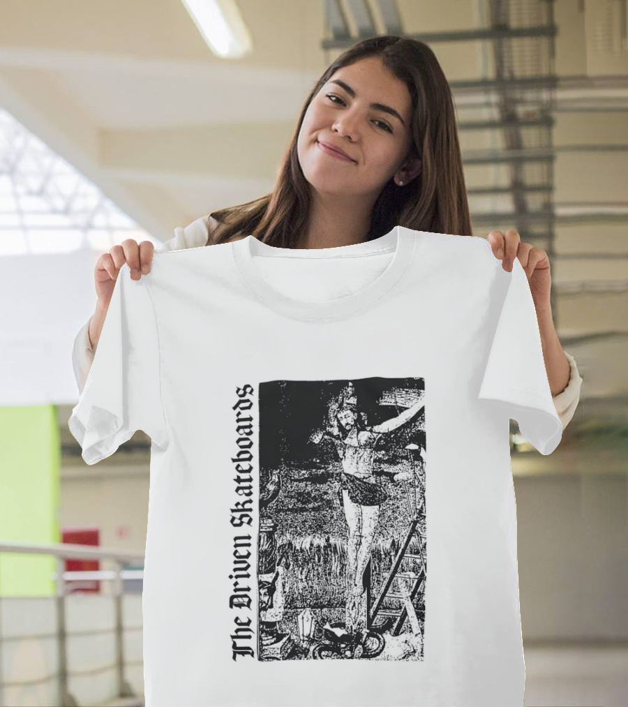 The Driven Skateboards Skeleton Rider T-Shirt
