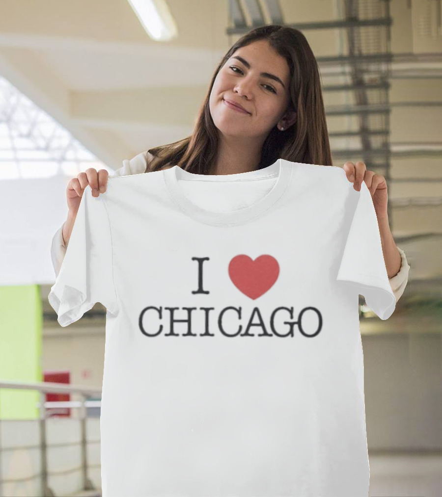 I Love Chicago Heart T-Shirt
